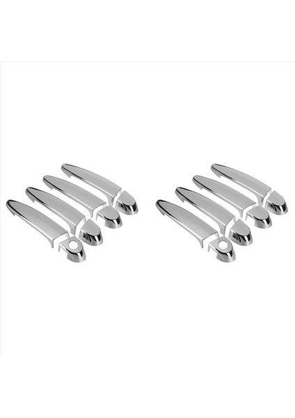 16PCS Set Araç Karbon Fiber Krom Dış Kapı Tutucu Bmw F30 F35 F34 E70 E71 E84 F25 F26 F20 F31 (Yurt Dışından)