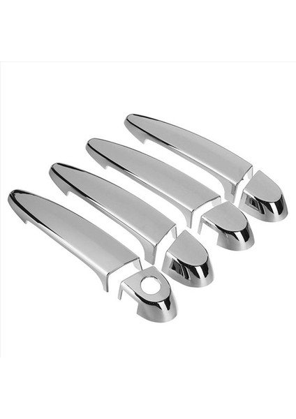 16PCS Set Araç Karbon Fiber Krom Dış Kapı Tutucu Bmw F30 F35 F34 E70 E71 E84 F25 F26 F20 F31 (Yurt Dışından) modelleri