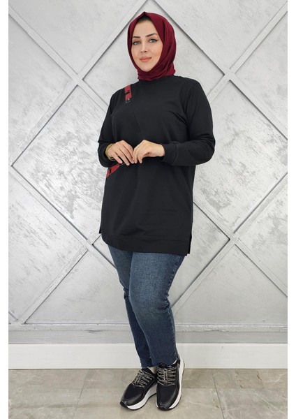 Kadın Düğme ve Kombin Detaylı Tesettür Tunik fiyatları