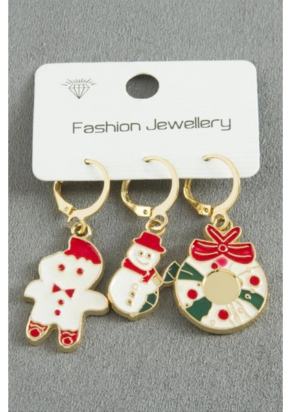 Ieg Yılbaşı Temalı Lüx Mineli Küpe fiyatları