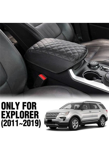 Ford Explorer Için Araba Arka Dönüş Padü Kapağı 2011-2019 Pu Merkez Konsol Kutusu Yastık Mat Su Geçirmez Koruyucu (Yurt Dışından) modelleri