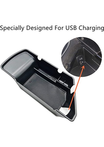 Araba Iç Aksesuarlar Armraf Merkezi Konsol Dokunma Kutusu Dodge Challenger Için Slip Olmayan Mat Fit 2015-2020 (Yurt Dışından) fırsatları