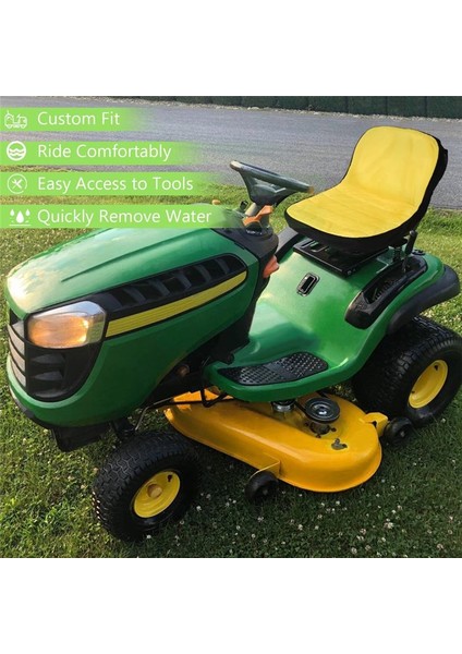 LP92334 Yükseltme Büyük Koltuk Kapağı Binicilik Biçme Mükerçası Yastıklı Koltuk John Deere Mower &amp Gator Için 18 Inç Liğe Kadar Rahat (Yurt Dışından) modelleri