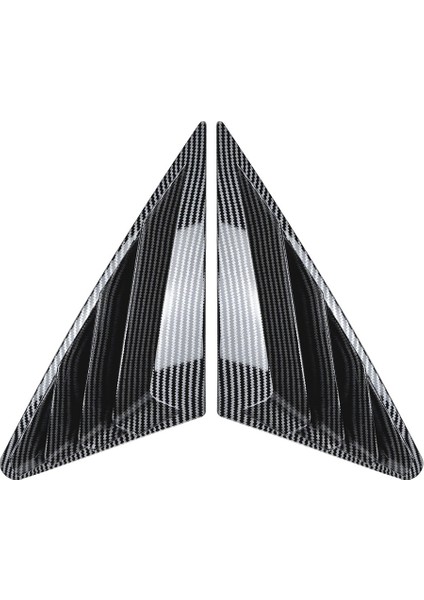 Araç Arka Pencere Kapağı Kapağı Döşeme Penceresi Panjur Panjur Yan Havalandırma Döşeme Audi A3 8y Sedan 2021-2024 Karbon Fiber (Yurt Dışından)