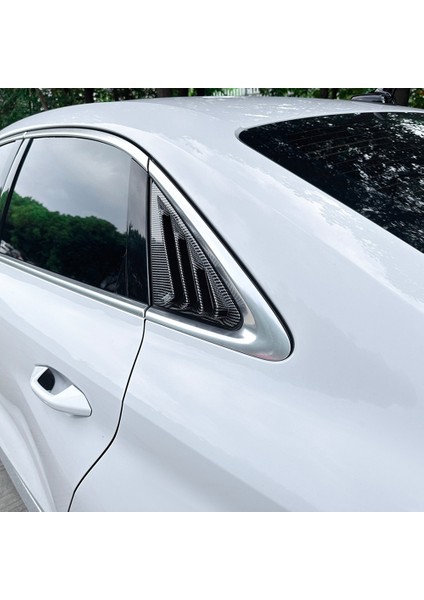 Araç Arka Pencere Kapağı Kapağı Döşeme Penceresi Panjur Panjur Yan Havalandırma Döşeme Audi A3 8y Sedan 2021-2024 Karbon Fiber (Yurt Dışından) fırsatları