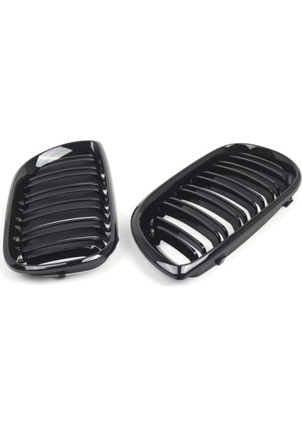 Parlak Siyah M4 Stil Çift Çizgi Ön Böbrek Izgarası Bmw 3 Serisi E46 4 Door 2002-2005 51132158542 51132158543 (Yurt Dışından) fırsatları