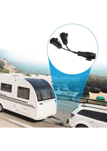 Trailer Uzatma Adaptörü 13 Pimli Ila 7 Pimli N ve S Uzatma Kablosu Adaptör Römork Fişi Kapak (Yurt Dışından) fırsatları