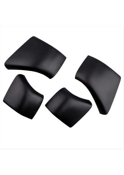 4pcs Araba Siyah Çatı Rafı Kapak Kapağı Raylı Kabuk Değiştirme Tesla Model 3 2017-2020 Aksesuarlar (Yurt Dışından)