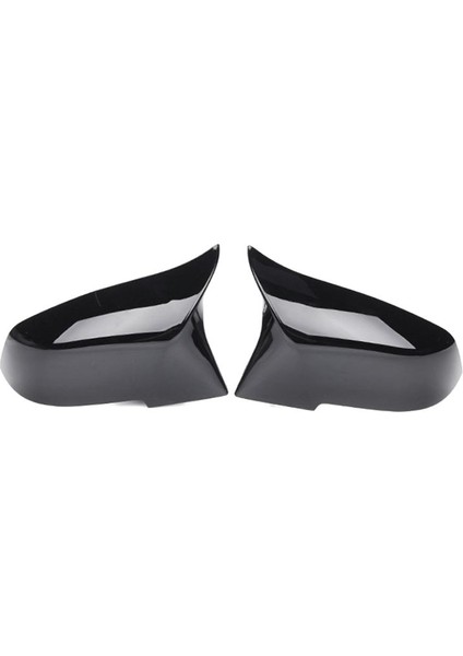 Araba Kapı Aynası Kapakları Parlak Siyah Yedek Dikiz Yan Ayna Kapakları Kapaklar Dikiz Değiştirme Değiştirme (Yurt Dışından)