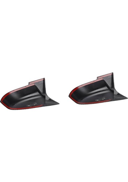 Araba Kapı Aynası Kapakları Parlak Siyah Yedek Dikiz Yan Ayna Kapakları Kapaklar Dikiz Değiştirme Değiştirme (Yurt Dışından) indirimleri