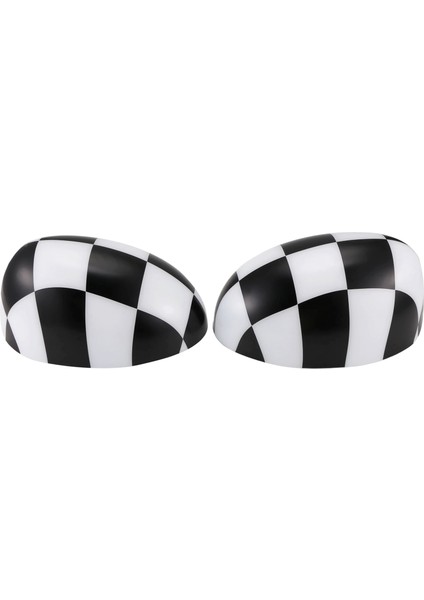 Bmw Mini Cooper Için R50 R50 R52 R53 Rhd Dikiz Bakış Ayna Ters Ayna Kapak Kabuğu Dekorasyonu Otomobil Parçaları Siyah-Beyaz (Yurt Dışından)