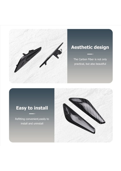 Araba Ön Taraf Çamurluk Karbon Fiber Döşeme Kaplama 51117338569 51117338570 Bmw X3 F25 2011-2018 X4 F26 2014-2021 (Yurt Dışından) fiyatları