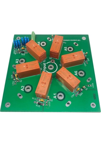 6:1 Koaksiyel Uzaktan Anten Anahtar Modülü SO-239 Bitmiş Ürün (Yurt Dışından)