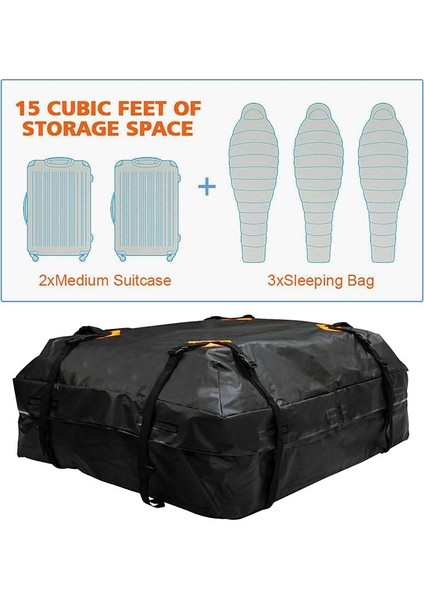 420D Araba Çatı Çantası Bagaj Çantası Araba Çatı Depolama Çantası Evrensel Araba Aksesuarları (Yurt Dışından) modelleri