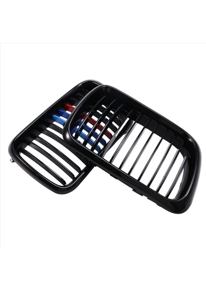 Araba Parlak Siyah Ön Başlıklı Böbrek Izgara Mesh Sport Racing Izgaraları Bmw For-Bmw E36 M3 3 Serisi 1997-1999 M-Color (Yurt Dışından) fiyatları