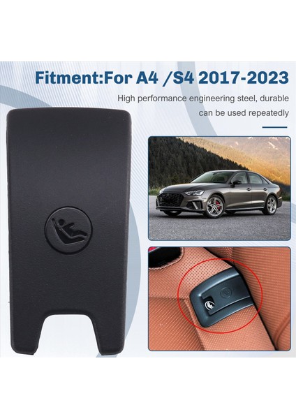 Audi A4L Için Çocuk Koltuk Yuvası Kapak Kapağı Trim 2017 2018 2019 2020 2021 2022 2023 8W0887 87 Lhd (Yurt Dışından) indirimleri