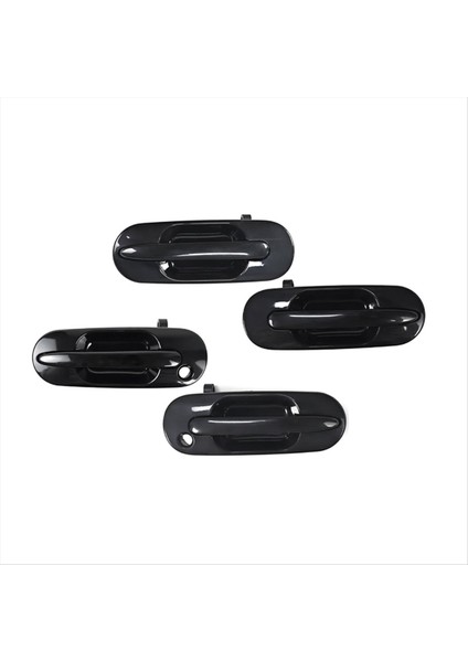 4pcs Araba Dış Kapı Kolu Honda Cr-V Crv 1997-2001 Için Ön ve Arka Dış Kiti Sol ve Sağ Siyah Aksesuarlar (Yurt Dışından)