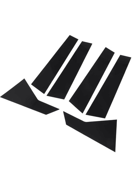 Araba Sütun Destekleri Kapı Pencere Trim Anti Scratch Stickers Kapı Sütü Pullama Kapak Seti (Yurt Dışından)