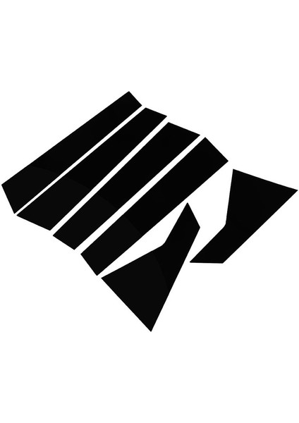 Araba Sütun Destekleri Kapı Pencere Trim Anti Scratch Stickers Kapı Sütü Pullama Kapak Seti (Yurt Dışından) modelleri