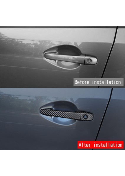 Araba Kapısı Dış Çekme Sökme Trim Kapağı Subaru Forester Için 2025 Dış Tutamak Trim Sticker Karbon Fiber (Yurt Dışından) modelleri