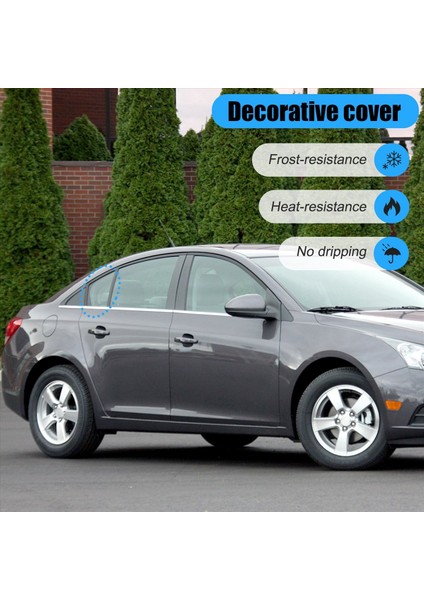 Araç Parlak Siyah Arka Deklanşör Kapağı Havalandırma Trim Kapağı Chevrolet Cruze 2016 2017 2018 2019 (Yurt Dışından) modelleri