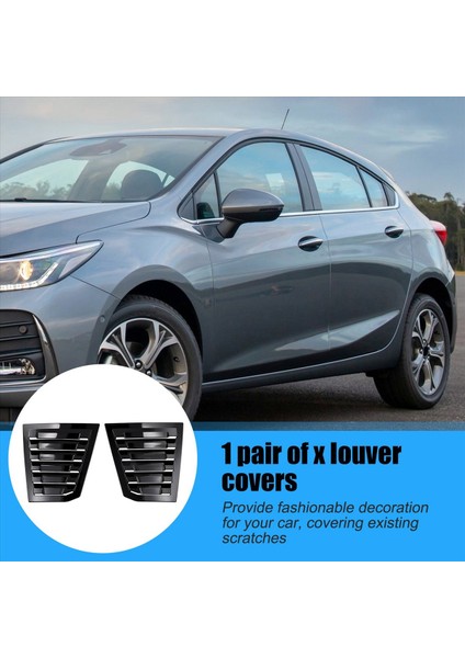 Araç Parlak Siyah Arka Deklanşör Kapağı Havalandırma Trim Kapağı Chevrolet Cruze 2016 2017 2018 2019 (Yurt Dışından) fırsatları