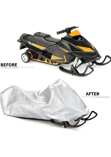 Snowmobile Kapağı Su Geçirmez Toz Izlenebilir Kızak Kapağı Anti-Üvey Kış Motosikleti Açık Gümüş 145X51X48CM (Yurt Dışından) modelleri