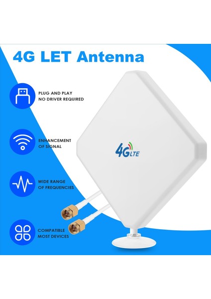 Yönlendirici ve Sma Için Yüksek Kazançlı 3g 4g Lte 35DBI Geniş Bant Mımo Kablo Anteni (Yurt Dışından) fırsatları
