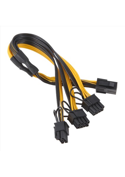 Grafik Kartı Için 8 Pin'den 3x 8 Pin'e (6+2) Pin Pcı-E Uzatma Kablosu (Yurt Dışından)