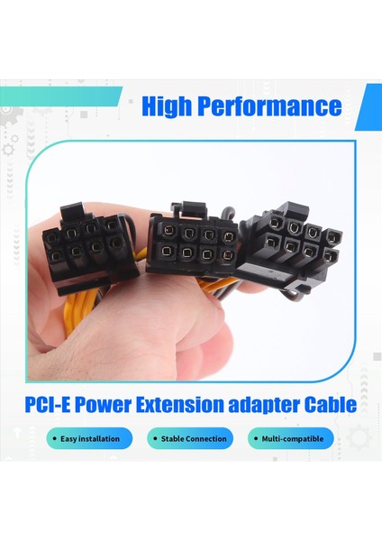 Grafik Kartı Için 8 Pin'den 3x 8 Pin'e (6+2) Pin Pcı-E Uzatma Kablosu (Yurt Dışından) indirimleri