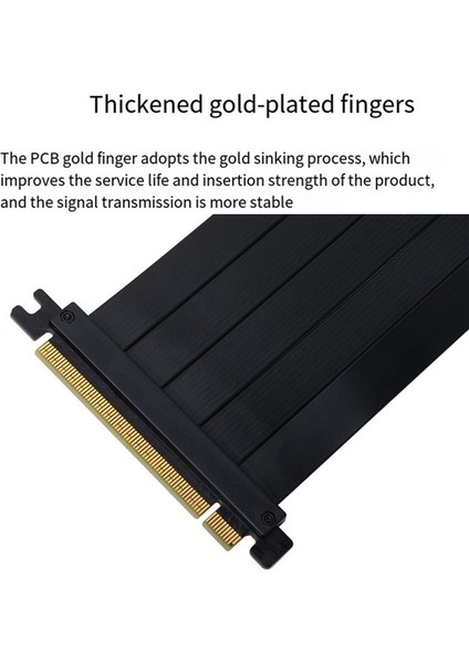 Pcıe 4.0 X16 Uzatma Kablosu 300 mm 90° Pcıe Konnektörü (Yurt Dışından) indirimleri