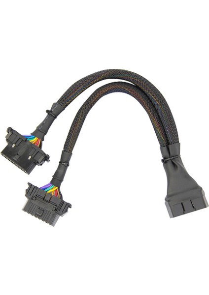 1x Erkek ve 2x Dişi Uzatma Kablosu Adaptörü (1FT/30CM) (1 Paket) (Yurt Dışından)