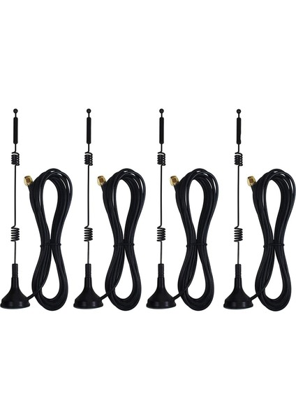 Çift Bantlı Uzun Menzilli Wifi Anteni (4'lü Paket), 9dbi 2.4ghz 5ghz (Yurt Dışından)