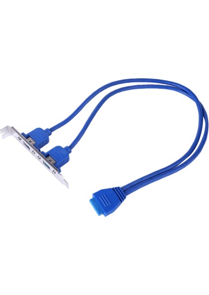 20 Pin - Çift Usb3.0 Baffle Uzatma Kablosu Yüksek Hızlı USB 3.0 Kablosu (Yurt Dışından) fiyatları
