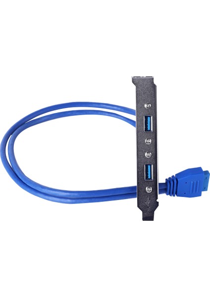 20 Pin - Çift Usb3.0 Baffle Uzatma Kablosu Yüksek Hızlı USB 3.0 Kablosu (Yurt Dışından) modelleri