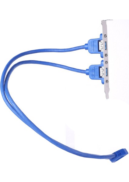 20 Pin - Çift Usb3.0 Baffle Uzatma Kablosu Yüksek Hızlı USB 3.0 Kablosu (Yurt Dışından) indirimleri