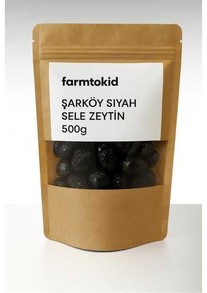 Şarköy Siyah Sele Zeytin 500 gr