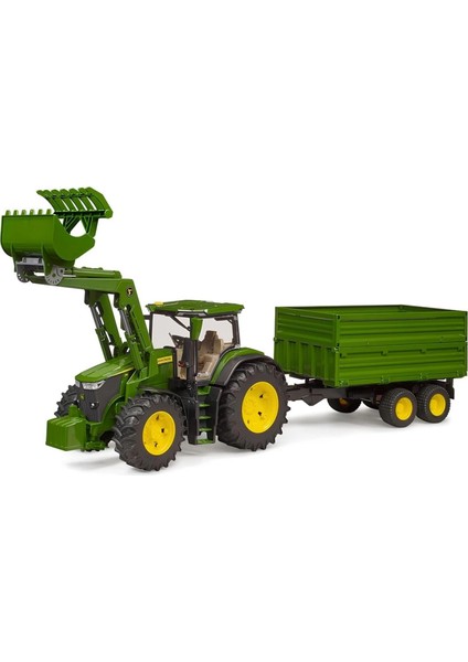 John Deere 7r 350 Kepçeli Traktör ve Römork BR03155