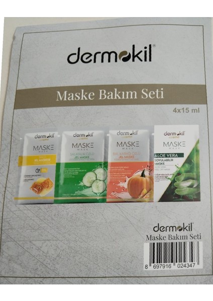 Soyulabilir Yüz Maskesi 4lü Set