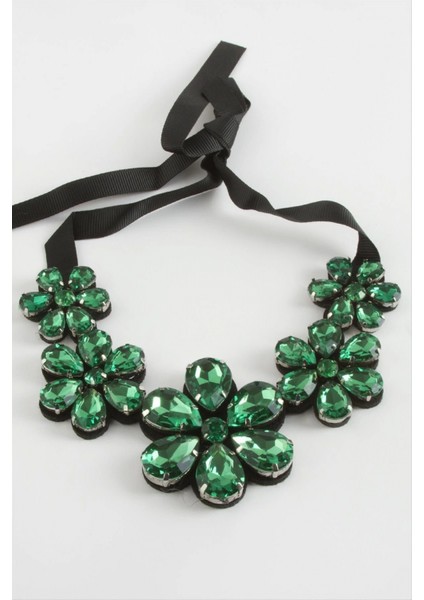 Ieg Papatya Taşlı Yaka Kolye