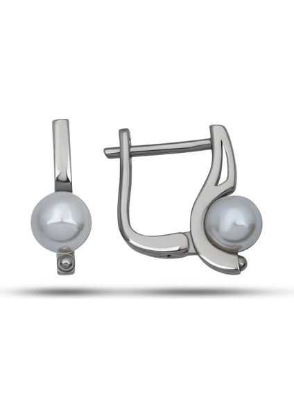 Gümüş Inci Zerafet Kadın Küpe