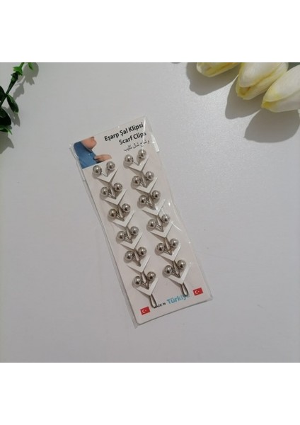 Eşarp Şal Klips 12 Li 1 Paket MS145