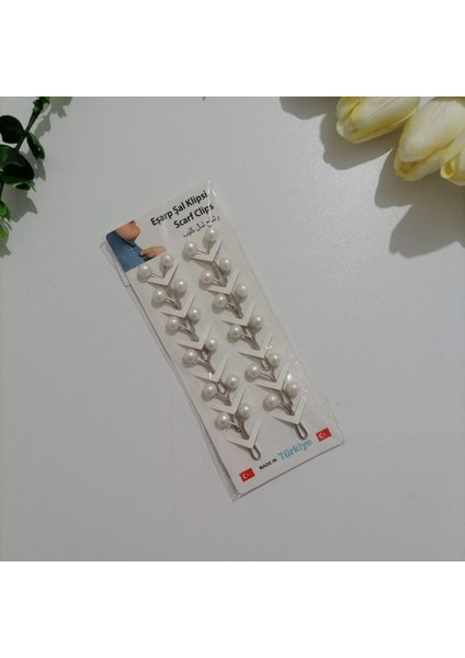 Eşarp Şal Klips 12 Li 1 Paket MS140
