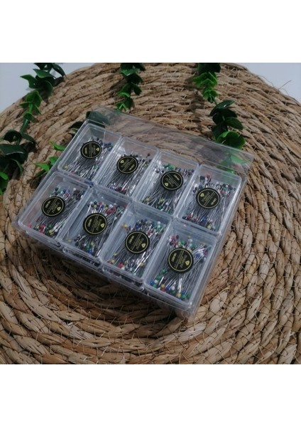 Minelli Ipek Iğne - Renkli -Kutu Içi 24 Paket - Paket Içi 100 Lü MS324
