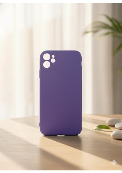 iPhone 11 Kılıf Kamera Korumalı Içi Kadife Logosuz Lansman Silinebilir Kılıf