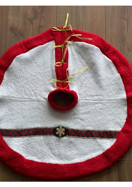 Yılbaşı Ağacı Örtüsü, Yılbaşı Eteği, Polar Çam Ağacı Örtüsü-Küçük Boy Yılbaşı Süsleme Dekoru 30 cm