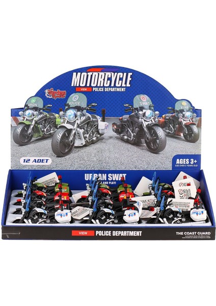 JW567-123 Sürtmeli Güvenlik Motosikleti -Vardem Oyuncak