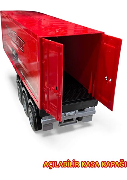 Uzaktan Kumandalı Full Fonksiyonlu 62 cm Işıklı Tır - LED Işıklı Ayrılabilir Dorse Açılır Kapılı Tır