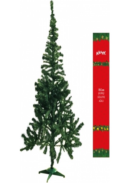 Bronz Simli Çam Dekor Süs 30 cm