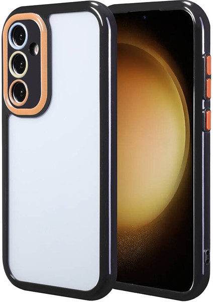 Galaxy S23 Fe Kılıf Kamera Korumalı Renkli Kenar ve Çerçeve Tasarımlı Zore Vitamin Kapak